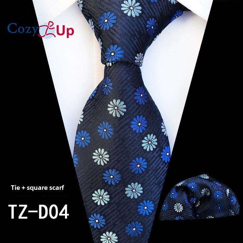 Cozy Up Fashion Paisley Multi-Colour Men's Tie Square Towel Set