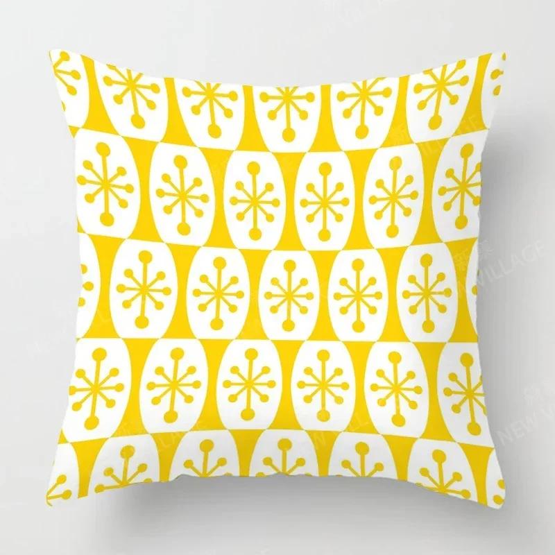 Nordic Fall Home Decor Autumn Throw Pillow Case Sofa Cushion Cover Modern  Geometry