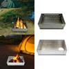 Charcoal Firebox Basket Sauna Box Tent Heater for Camping Picnic 30cmx20cmx10cm