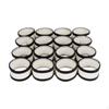Pads for Billiard Ball Cleaners, Wool Circles, 16-Piece Set, Waterproof And Deformation-Resistant,
