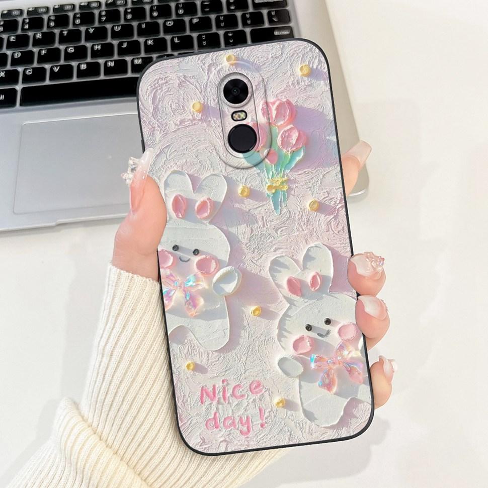 Husă Colorată cu Model Pentru Xiaomi Redmi 5 Plus Note 5 Subțire Huse din Silicon Moale Pentru Redmi5 Plus (Redmi Note5) Coperta Coque