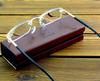 Men Rimless Luxury with Pu Case High Standard Reading Glasses +1 +1.5 +2 +2.5 +3 +3.5 +4