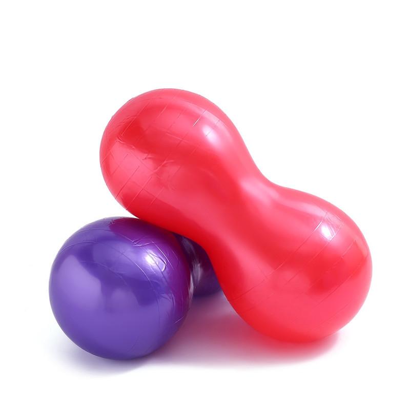 PVC Peanut Ball for Yoga, Pilates, Massage, and Elderly Fitness