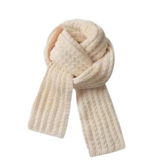 Couple Winter Scarf Warm Thick Knitted Long Scarf Solid Color Soft Large Wrap Outdoor Indoor Cold Weather Neck Warmer