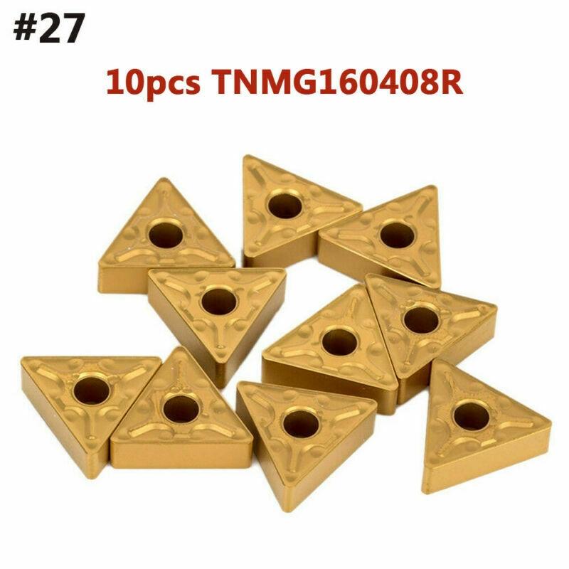Versatile CNC Carbide Inserts Blade Cutter Lathe Turning Tool Kit 10pcs