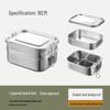 ZISIZ 304 Stainless Steel Lunch Box