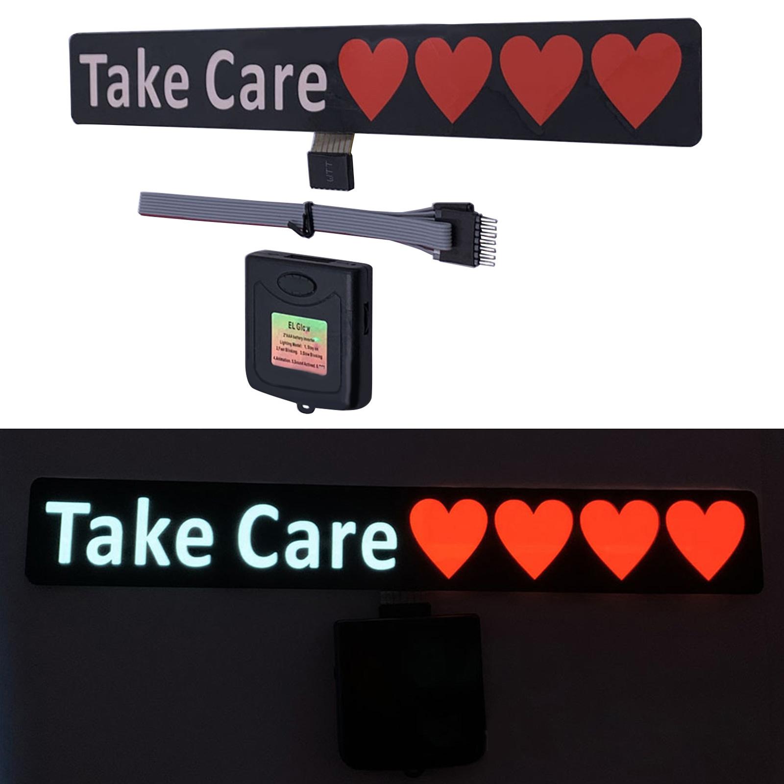 

Светодиодные светоотражающие светящиеся наклейки, подходящие для заднего стекла автомобиля, наклейки с черепом, поддельная модель такси, ребенок на борту, автомобильный аксессуар 3