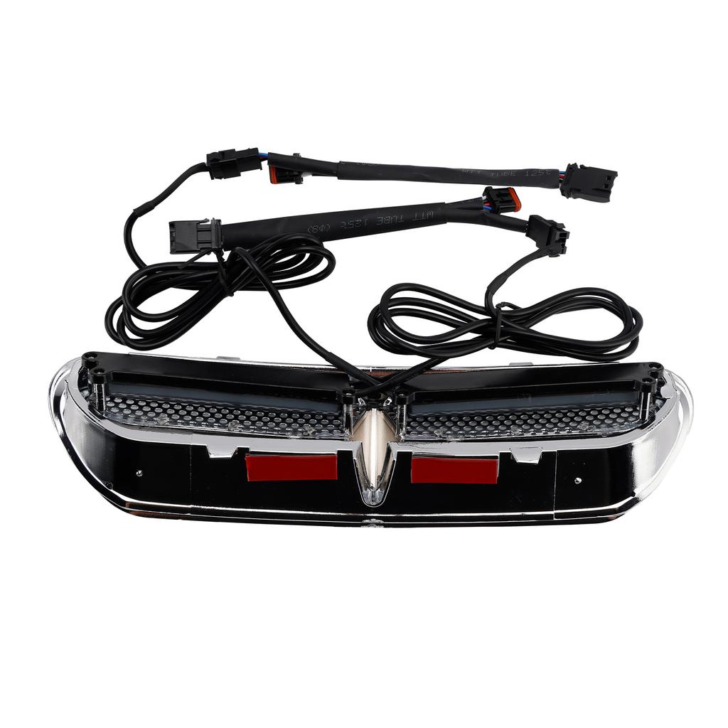 Front Fairing Air Vent LED Light For Touring Street Glide 2014-2024 Chrome