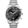 Pioneer Black Stainless Steel Silver Men's Quartz Watch 1513712