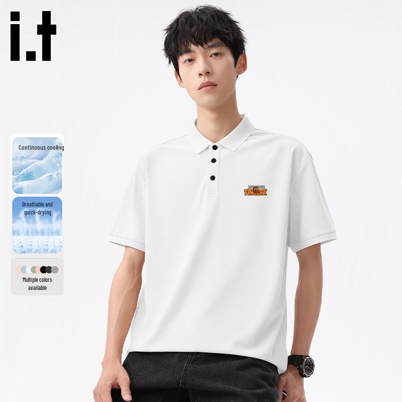 Fingercroxx Men's Japanese Casual Quick-Dry Polo Shirt