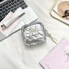 Cute Bow Women Mini Cosmetic Bag Sanitary Napkins Storage Bag Portable Tampon Holder Case Mini Makeup Lipstick Storage Bag Pouch
