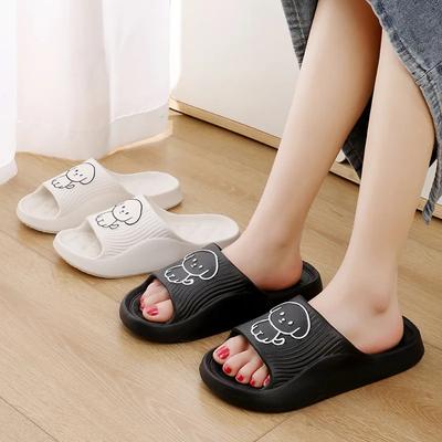 Pantofole da donna per interni con cane cartone animato, nuove pantofole da donna in Eva leggere e morbide, pantofole comode antiscivolo per casa e bagno
