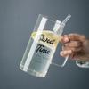 Drinking Glasses Gift for Christmas Daily Use Large Capacity Clear