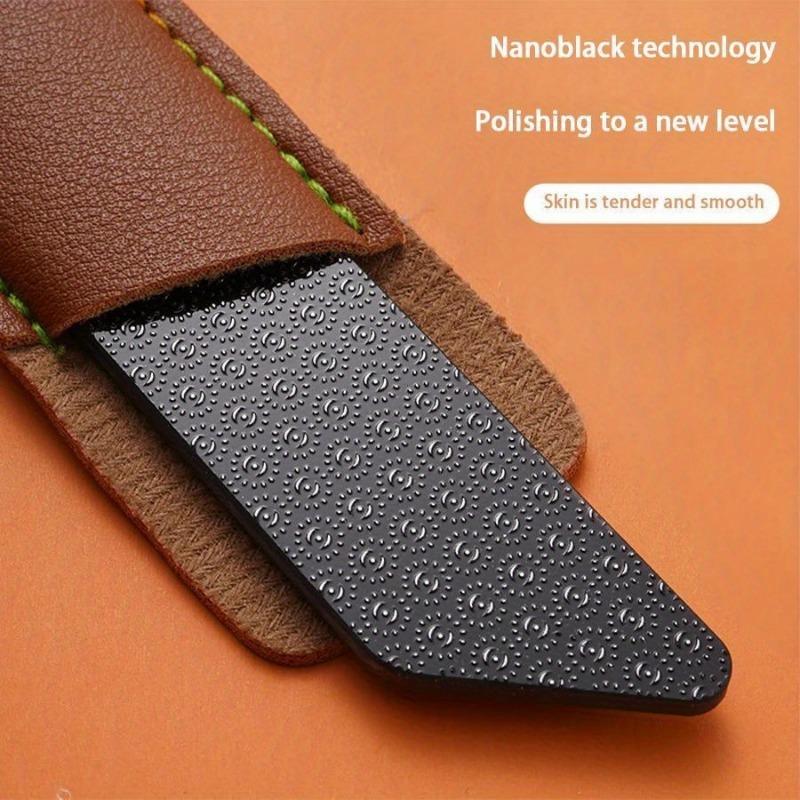 Nano Glass Foot & Hand File Set - Callus Remover Dead Skin Exfoliator for Smooth Feet and Hands Odorless Pedicure Tool