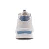 Warrior Trendy Versatile Thick Sole Height Increasing Breathable Low Top Dad Shoes Unisex sneaker Light-Blue WXY(S)-0003M04