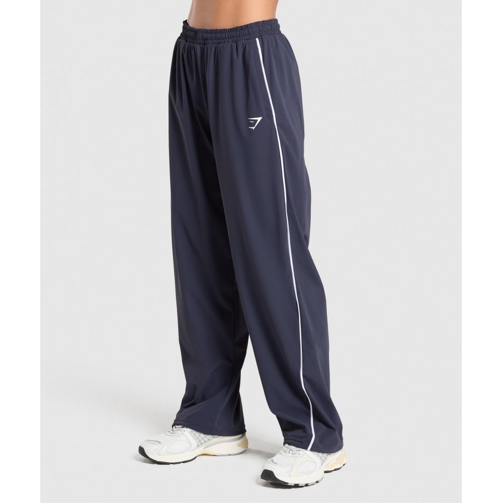 Gymshark Stitch Feature Woven Pants Heavy Blue B6a9s Uctn