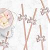 New Bride Team Straws Bachelorette Party Rose Gold Straws Decoration Bridal Shower Wedding Party Supplies Set Of 10 Night Party