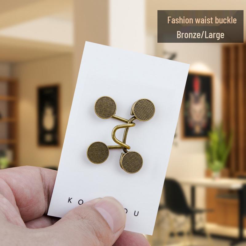 Adjustable Waist-Cinching Stretch Buttons for Jeans