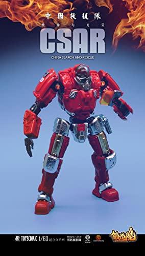 TOYSCOMIC FORGING SOUL Series AGS 23 CV Type 39 Fire Department Mobile Unit 1/60 Scale Alloy, ABS, and PA Pre-painted Complete Figure