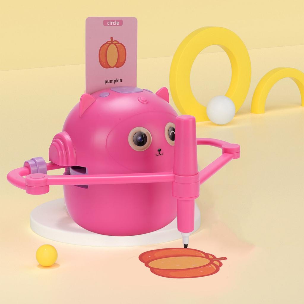 Painting Robot Smart Drawing Robot Educational Interactive Drawing Machine Painting Learning  with 1 Pens 111 Sheets Cards