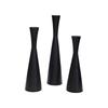 Modern Candle Stands 3 Piece Decorative Taper Candlestick Metal Candleholders For Table Centerpieces Or Patios Decors
