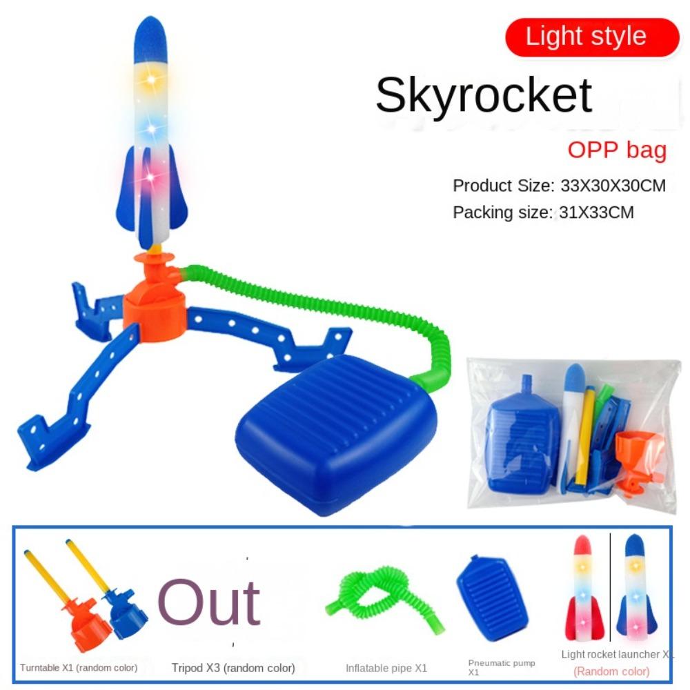 Sports Toys Foot Pump Launcher Toys Foot Pedal Launcher Soaring Rocket Pressed Rocket Launchers