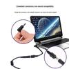 Compatible Power Charger Adapter Cable for HP/Dell Laptops, 7.4mm to 4.5mm Elbow Connector