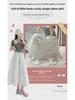 Witte Hoge Taille Slim Midi Rok - Koreaanse Stijl, Zoet & Elegant
