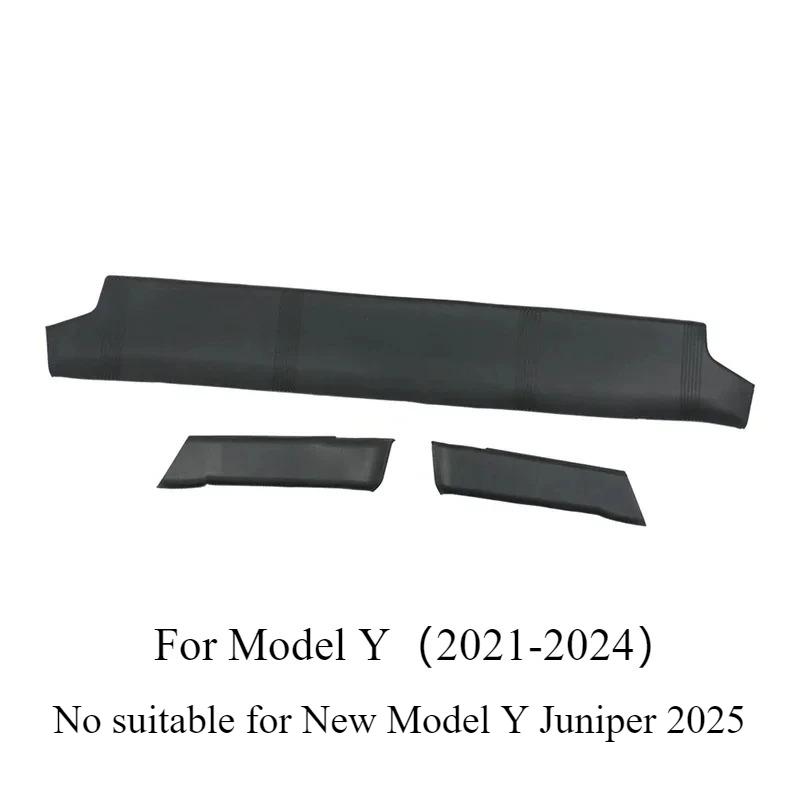 Protective Pad For Tesla Model 3 Y Under Rear Seat Anti Kick Guard Cover TPE Full Surround Cushion Protector Car Interior Modely