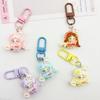 Kawaii Girl Keychain Pendant – Cute Ornament for Student Backpacks & Bags, Ideal Best Friend Gift