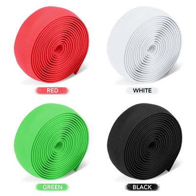 2ks pásky na řídítka jízdního kola Měkký pásek na řídítka pro silniční kolo Prodyšná protiskluzová cyklistická řídítka