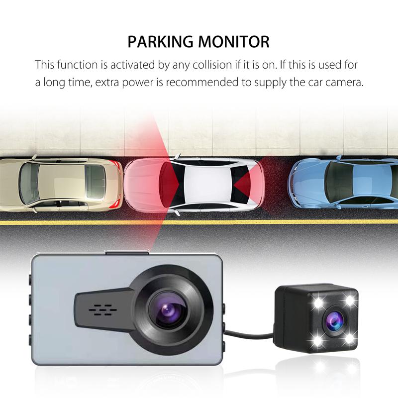 Mini  Camera  Video Recorder  Dashcam  Front and Rear Universal Car Black Box