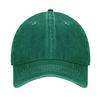 Vintage Distressed Denim 6-Panel Baseball Cap with Customizable Logo Curved Brim Ready To Ship for Unisex