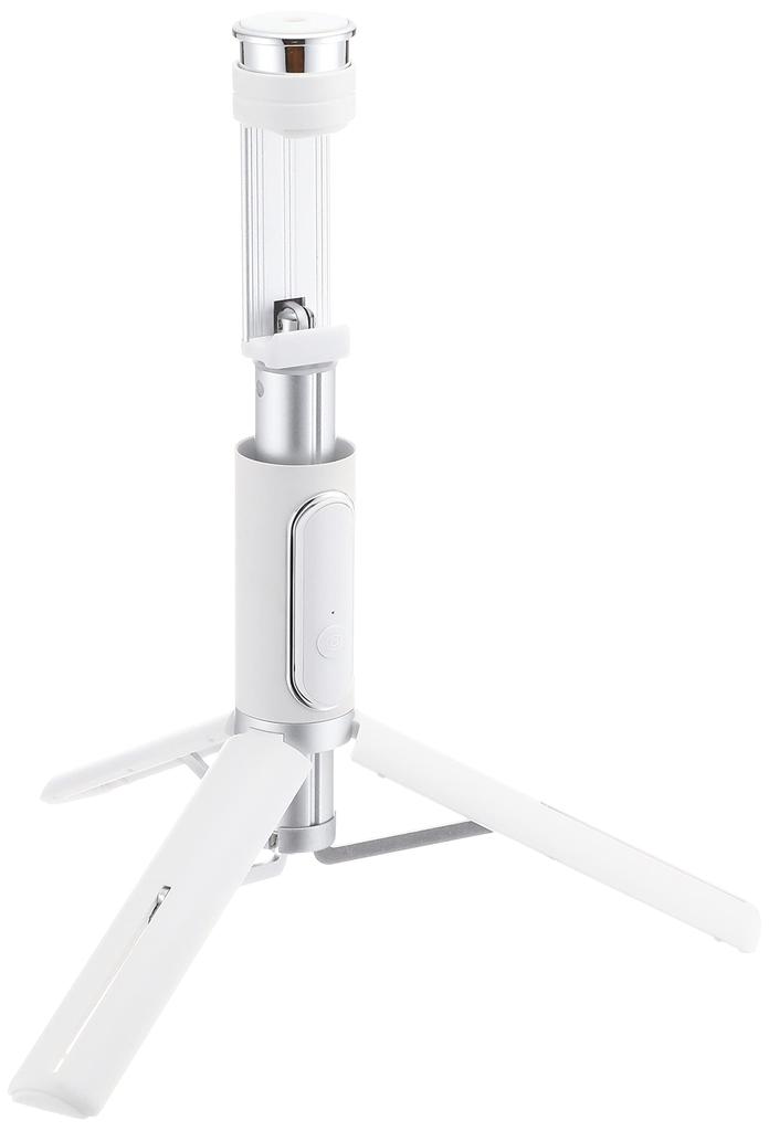 Velbon Smartphone and Camera Tripod Coleman OTH-AB202WT Selfie Multi Stand White Wireless Remote Control Camera Screw Compatible with iPhone 15