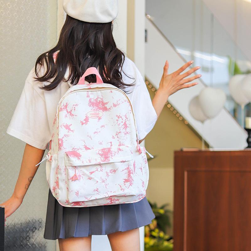 School Bag Female College Student Niche Design Sense High School Student Backpack Female Fashion Travel Commuter Backpack