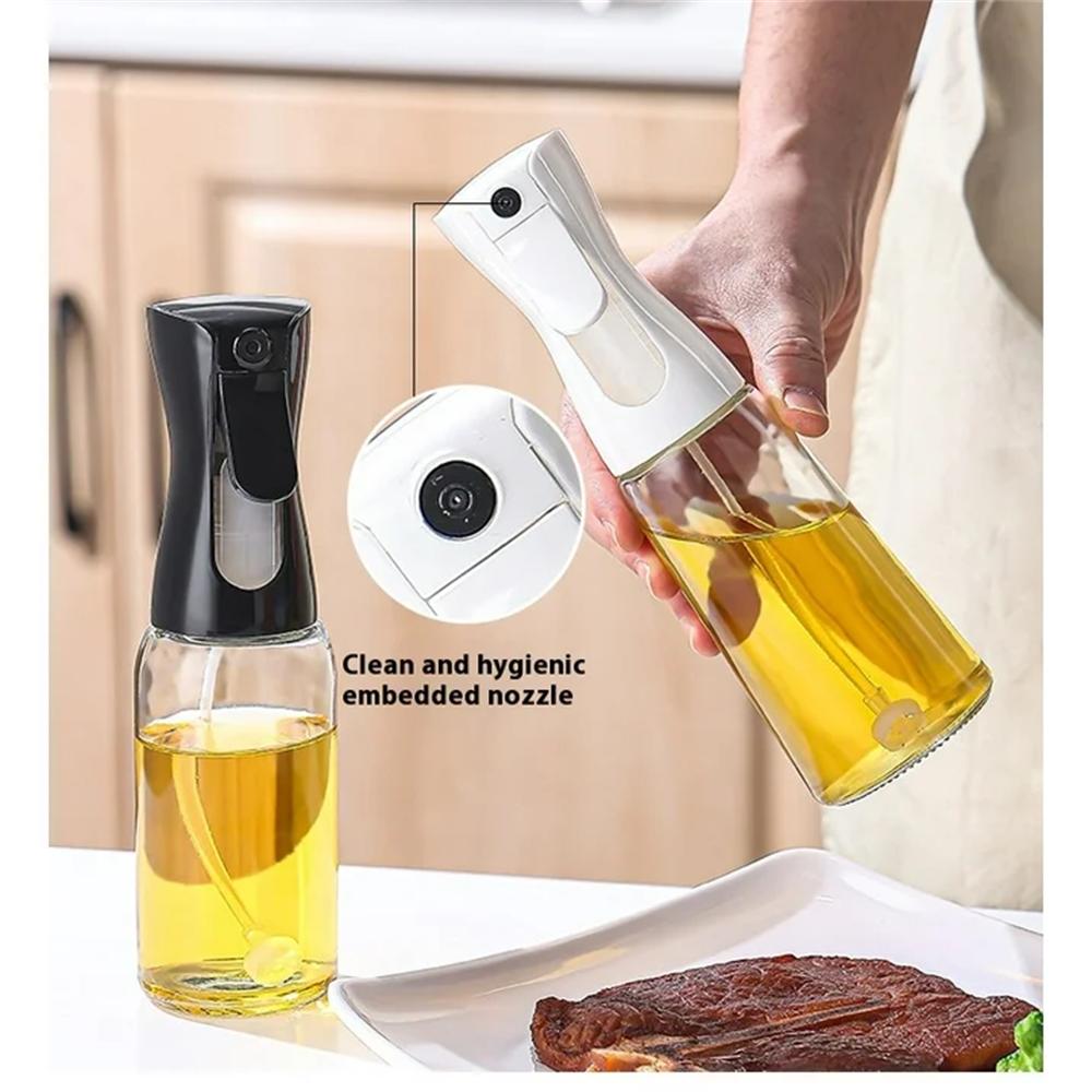 Olive Oil DispenserOil Sprayer for Cooking220300ml Glass Oil Spray BottleFood Grade Oil Dispenser and Oil Sprayer forKitchen