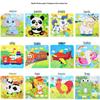 16-Piece Wooden 3D Puzzle Educational Toy for Infants & Toddlers Aged 6 Months to 3 Years, Boys & Girls