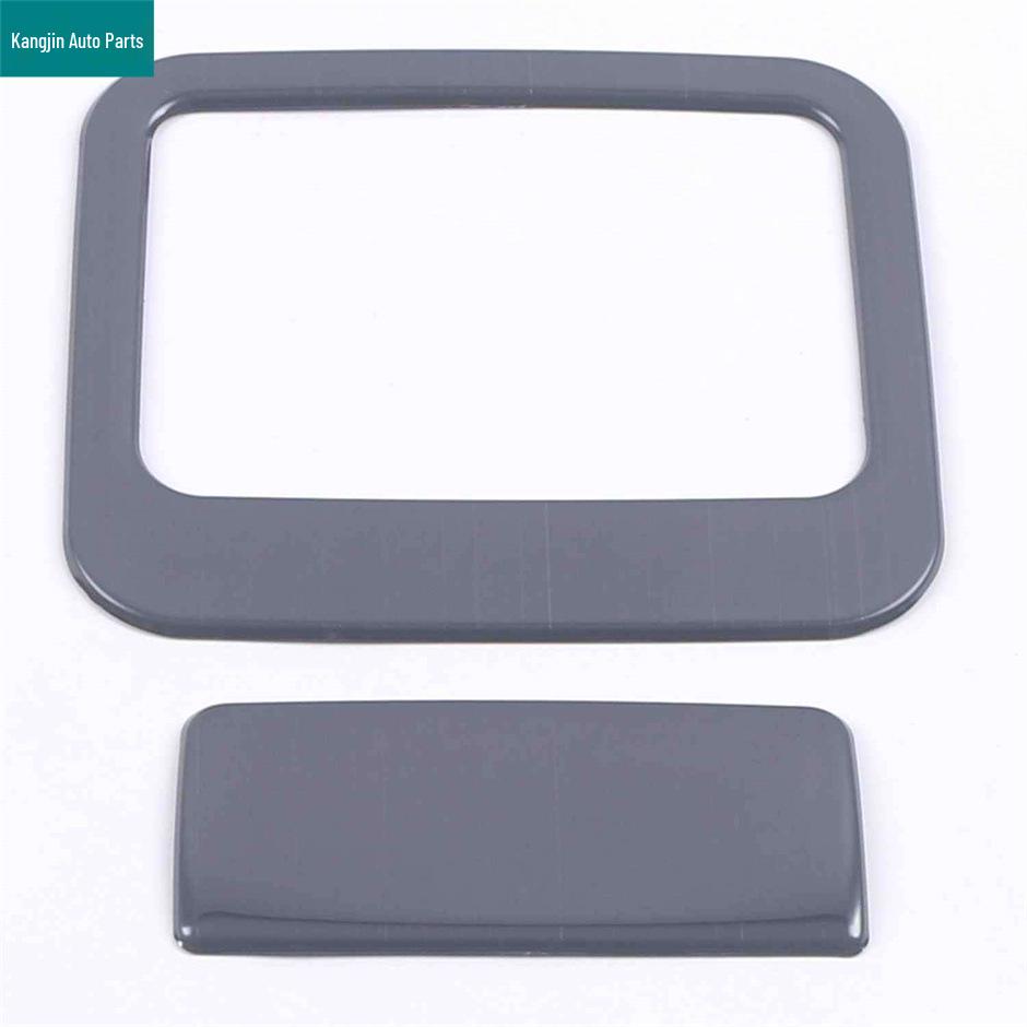 Compatible with 2021 Toyota Sienna SIENN: Black Titanium Brushed Interior Modification Glass Lifter & Rear Reading Light.