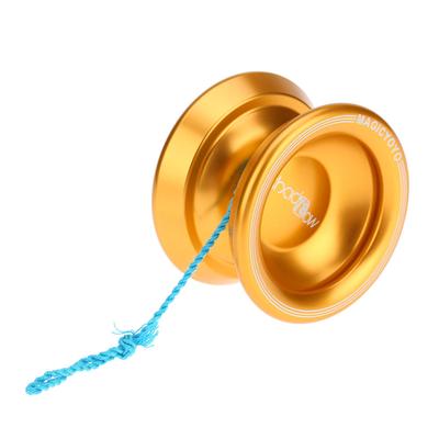 Professional Magic Yoyo T8 Aluminum Alloy Metal Yoyo 8 Ball KK Bearing with String for Kids Gold