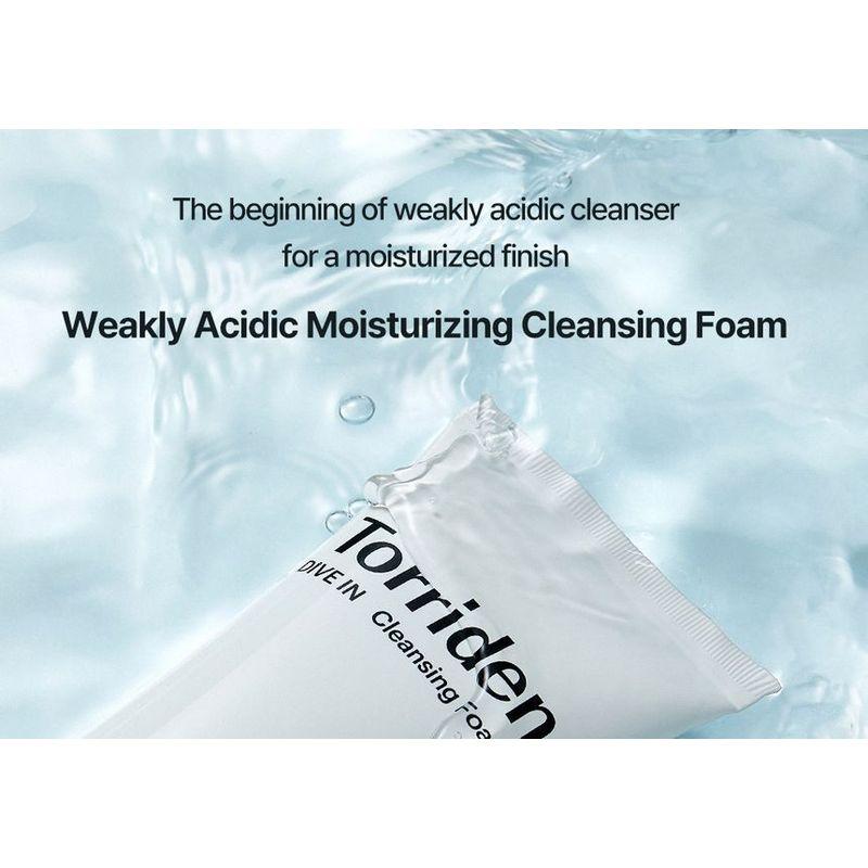 TORRIDEN DIVE-IN Reinigungsschaum mit niedermolekularer Hyaluronsäure