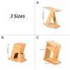 User Friendly Multifunctional Bamboos Cutter Block With Extra Storage Compartments For Scissors And Kitchen Tool