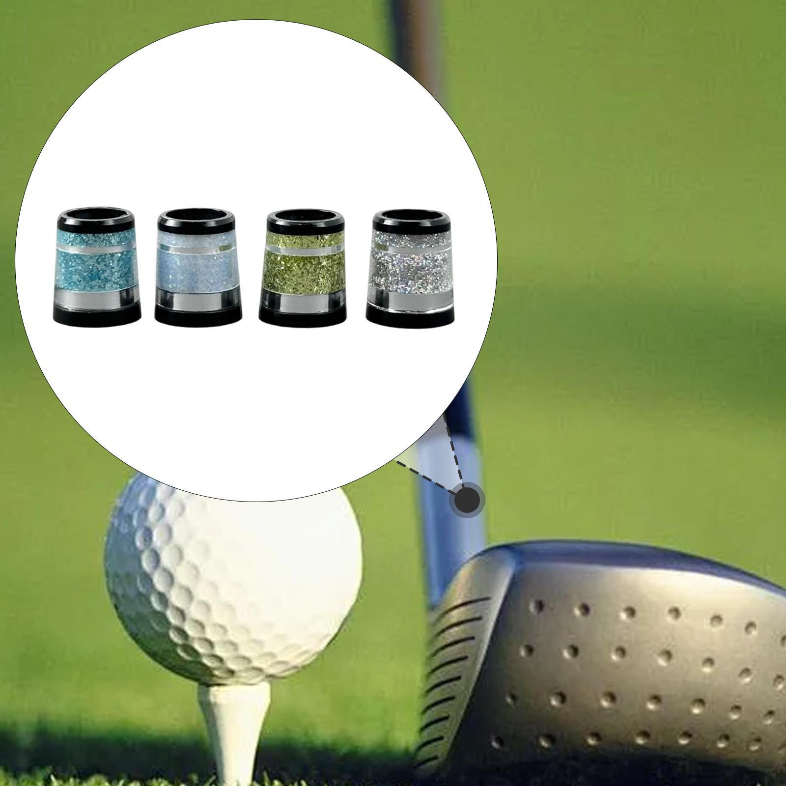 4 Pieces Golf Ferrules Club Shafts Sleeve Cover End Cap for 0.335   Iron Shaft Practice