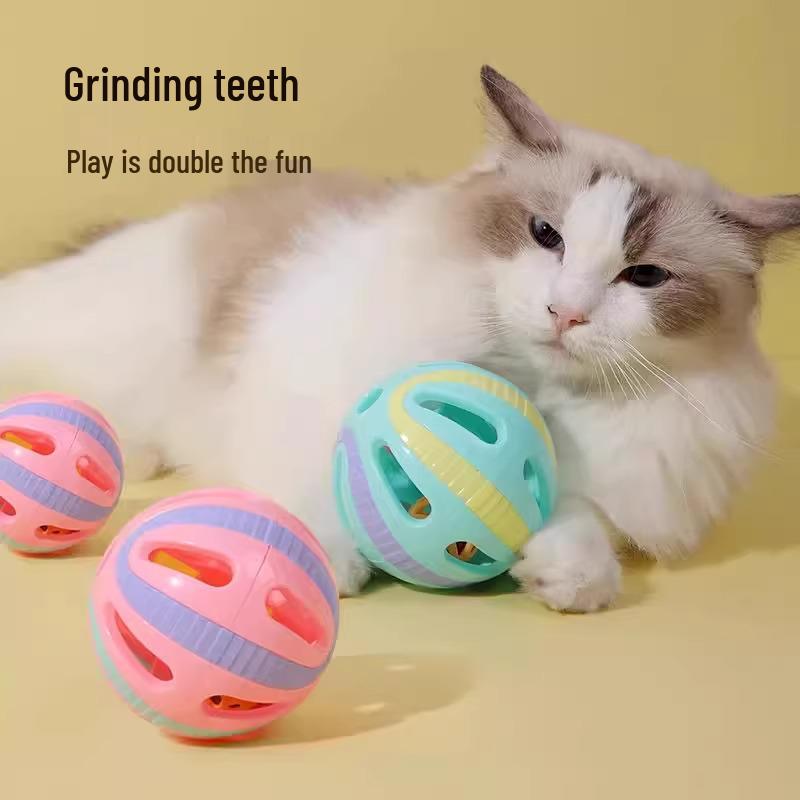 Newbie Special: Interactive Cat Toy Ball with Bell for Self-Play and Boredom Relief