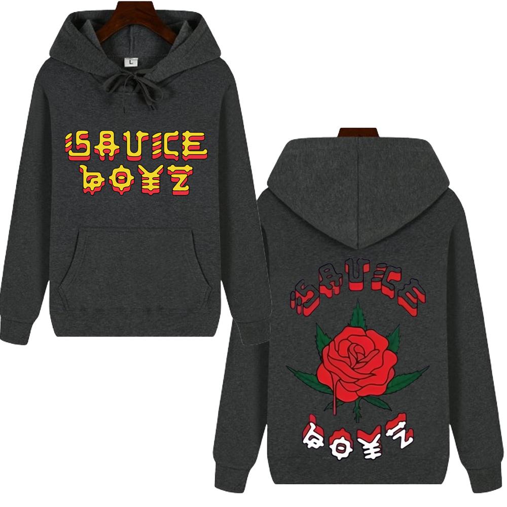 Men Spring And Autumn Long Sleeve Hoodie Fashion Trend Pattern Printed Pullovers Fleece Warm Couple Hoodie Streetwear