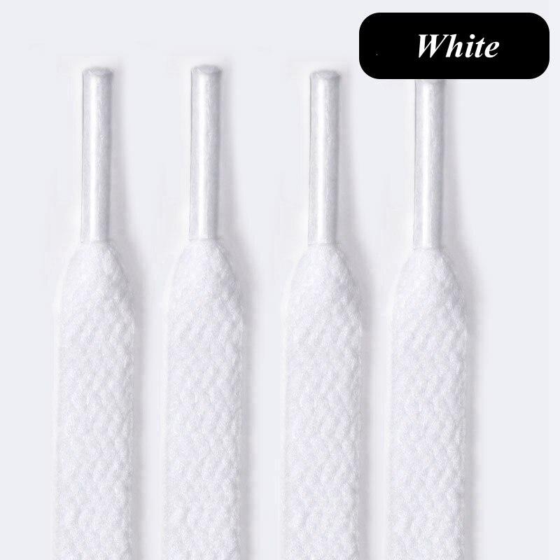 NEW Polyester Replacement Shoelaces Flat Shoe Laces Solid Color for Sneakers Canvas Shoes Casual Shoes
