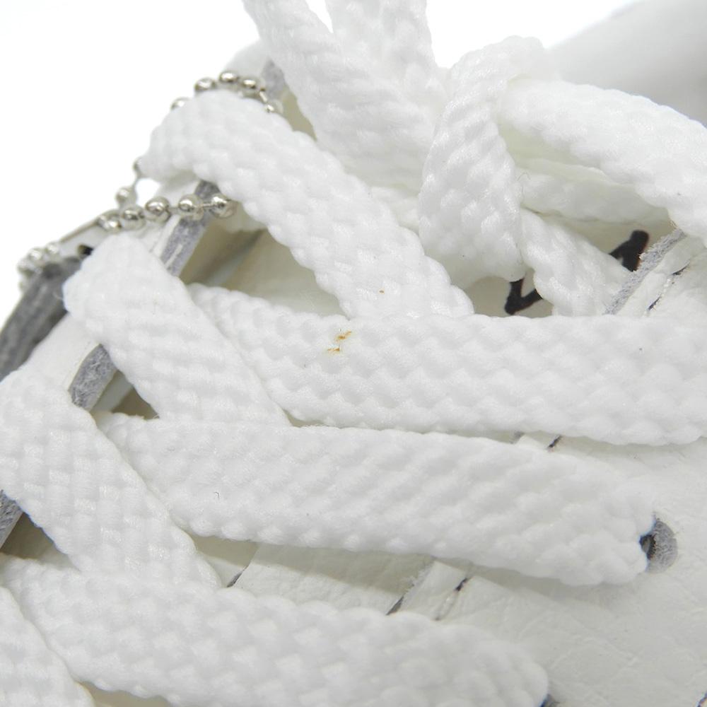 Sangacio Unused SG8 New Leather Artwork Design Low-Top Sneakers, Men's, White, Size 9.8" Shoes 7(US) whiteUsed