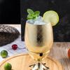 Ananasový tvar koktejlové sklenice Koktejlové sklo Materiál nerezová ocel Barové doplňky Pítka Sklenice na víno pro bar