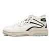 Li Ning Wave MID FLEECE Thermal Slip Resistant Mid top Skateboard Shoes Unisex White AGCV381-1