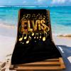 Elvis Beach Towel Super Soft Microfiber Quickdry Fabric Comfortable Lightweight