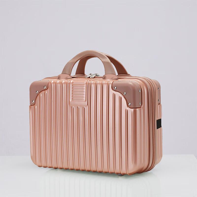 Vintage Rose Gold 14-inch Mini Travel Case
